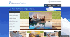 Desktop Screenshot of memoriamcards.ie